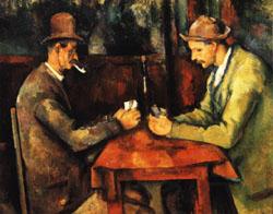 Paul Cezanne The Card Players Norge oil painting art